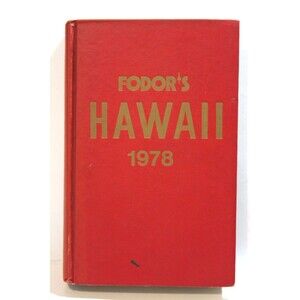 Fodor's Modern Travel Guide Hawaii 1978 McKay Co. Davenport Vintage Hard Cover